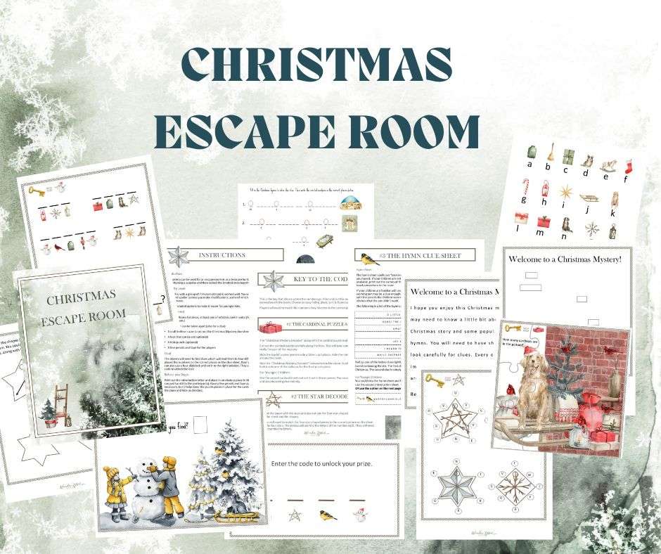 DIY Christmas Escape Room Plan - Step by Step Instructions!