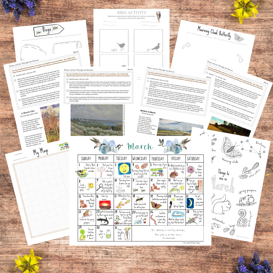 March 2026 with journal pages