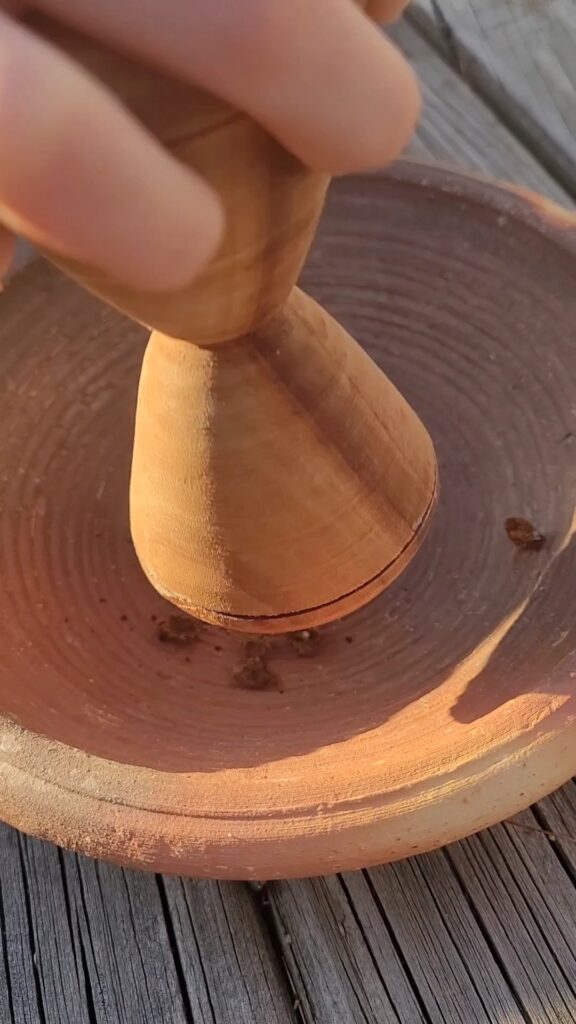 Grinding Oak Galls
